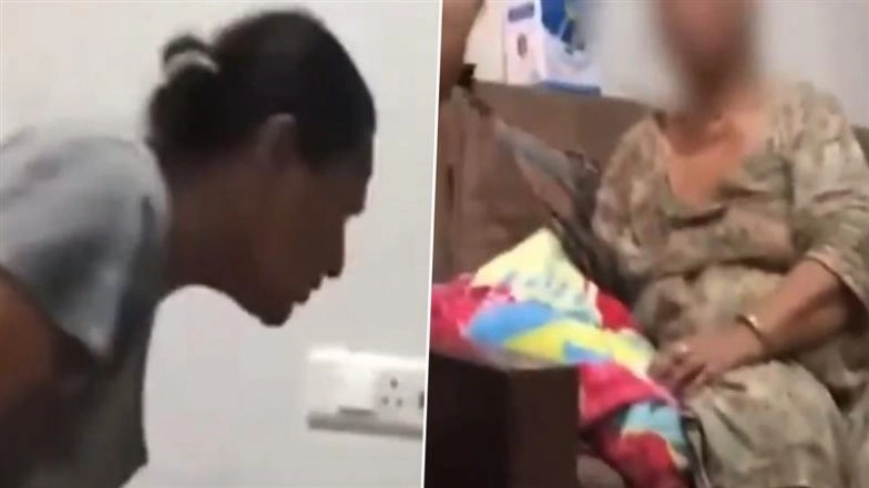 ‘Mumma Na Kro’: Woman Abuses, Thrashes Mother-in-Law in Punjab’s Gurdaspur, Ignores Pleading Son; Video Goes Viral