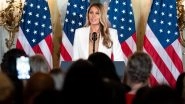 Melania Trump Address to Nation Live Streaming: Watch As First Lady Address US From White House Today