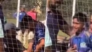 Rohit Sharma Signs Crying Fan's Mumbai Indians Jersey on Sidelines of Training for IND vs AUS 2025 ODI Series (Watch Video)