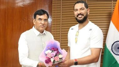 Yuvraj Singh, IGPL Board Meet Union Sports Minister Mansukh Mandaviya To Discuss Golf’s Future in India