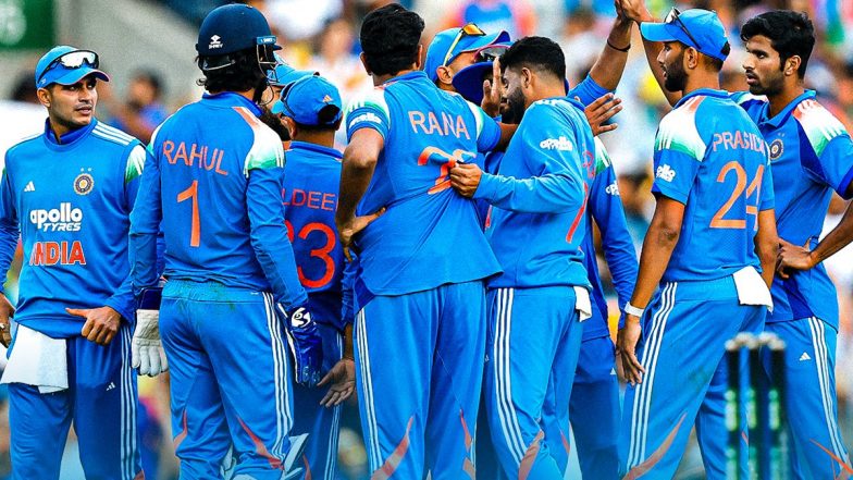 IND vs AUS 3rd ODI 2025: Harshit Rana’s Four-For Forces Australia To Crumble on 236 Against India