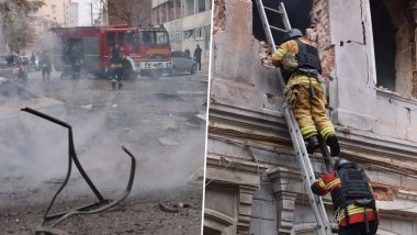 Russia-Ukraine War: 1 Killed, 7 Injured As Russian Drone Strike Hits Kindergarten in Kharkiv (See Pics)