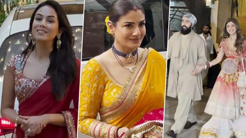 Karwa Chauth 2025: Shilpa Shetty, Mira Kapoor, Raveena Tandon Celebrated Karwa Chauth at Anil Kapoor-Sunita Kapoor’s Residence (See Post)