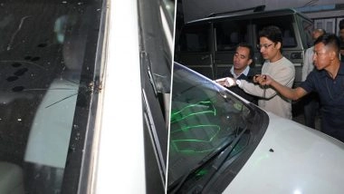 Raju Bista’s Convoy Attacked by Miscreants in West Bengal, BJP Darjeeling MP Says ‘Timing of Attack Is Highly Suspicious and Points to Conspiracy To Disturb Peace’ (See Pics)