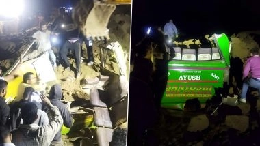 Bilaspur Landslide: 10 Dead, Several Injured As Bus Carrying Passengers Hit by Landslide in Balurghat Area; Himachal Pradesh CM Sukhvinder Singh Sukhu Expresses Grief (See Pics and Videos)