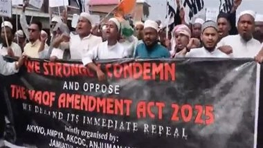 Bharat Bandh on October 3 Against Waqf Law Postponed by AIMPLB, Fresh Date To Be Announced Soon