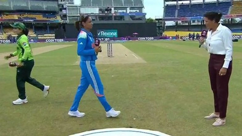 IND-W vs PAK-W ICC Women's World Cup 2025 Toss Report and Playing XI: Pakistan Captain Fatima Sana Elects To Field First, Renuka Thakur Replaces Amanjot Kaur For India