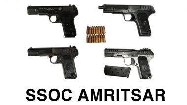 Amritsar: Cross-Border Smuggling Network Busted in Punjab, 4 Apprehended With Live Ammunition