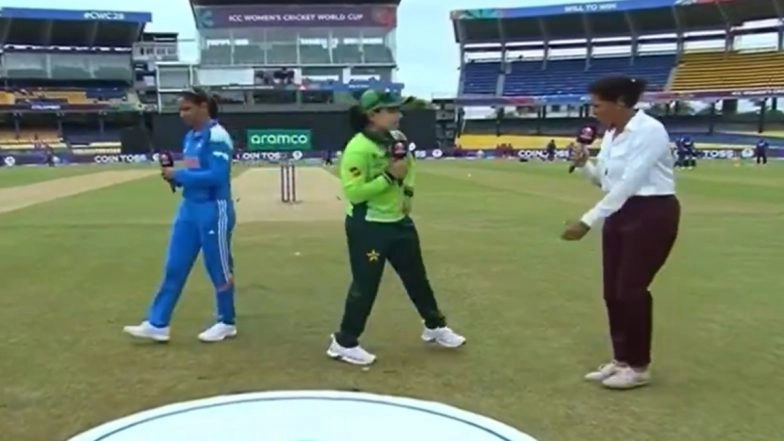 India Women’s Team Skips Customary Handshake With Pakistan Women Ahead of High-Voltage IND-W vs PAK-W ICC Women’s World Cup 2025 Match