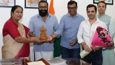 ‘Kantara: Chapter 1’ Star Rishab Shetty Meets Delhi CM Rekha Gupta After Movie’s Success, Expresses Heartfelt Gratitude (See Pic)