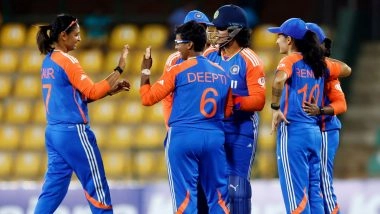 IND-W vs PAK-W ICC Women’s Cricket World Cup 2025: Pakistan Win Toss and Opts To Bowl Against India