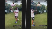 Rishabh Pant Shows Off Archery Skills, Team India Wicketkeeper Hits 'Bullseye' in Style While Recovering From Injury (Watch Video)