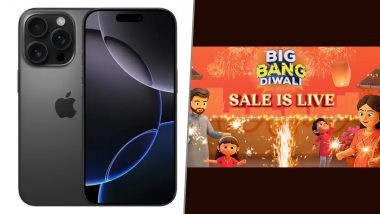 Apple iPhone 16 Pro Price Drop Alert: Smartphone Available at Reduced Price During Flipkart Big Bang Diwali Sale; Check Cashbacks, Offers and More