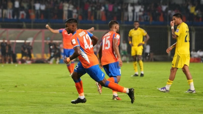 FC Goa 1-2 Al-Nassr, AFC Champions League Two 2025–26: Brison Fernandes’ Stunner Not Enough as Angelo Gabriel, Haroune Camara Seal Third Straight Win for Cristiano Ronaldo-Less Saudi Giants