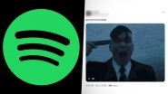 Spotify Funny Memes Spread on X As Downtime Hits Music Streaming Platform After Taylor Swift&rsquo;s New Album Release