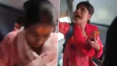 Doon Express Scuffle: Women Attack TTE, Tear His Shirt, Throw Tea on Face After Being Asked to Vacate Sleeper Seats; Videos Go Viral