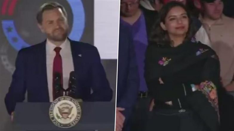 ‘Why Did You Sell Us a Dream?’: Indian-Origin Woman Poses Tough Questions to JD Vance Over US Immigration Policy, His Wife Usha Vance’s Faith; Video Goes Viral