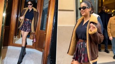Paris Fashion Week 2025: Janhvi Kapoor Pays Homage to Britney Spears, Goes on Luxury Paris Stroll With Shikhar Pahariya and Faces Trolls