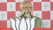 &lsquo;Centre To Organise Competition for Promoting Chhath Songs&rsquo;: PM Narendra Modi Addresses Rally in Muzaffarpur Ahead of Bihar Assembly Elections 2025 (Watch Videos)