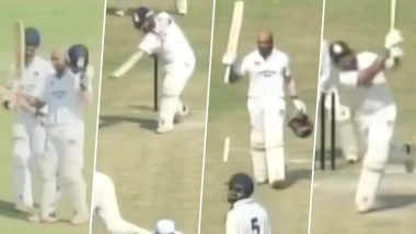 Prithvi Shaw Double Century Video Highlights: Watch Indian Batter Slam Third-Fastest 200 In Ranji Trophy History During Maharashtra vs Chandigarh Match