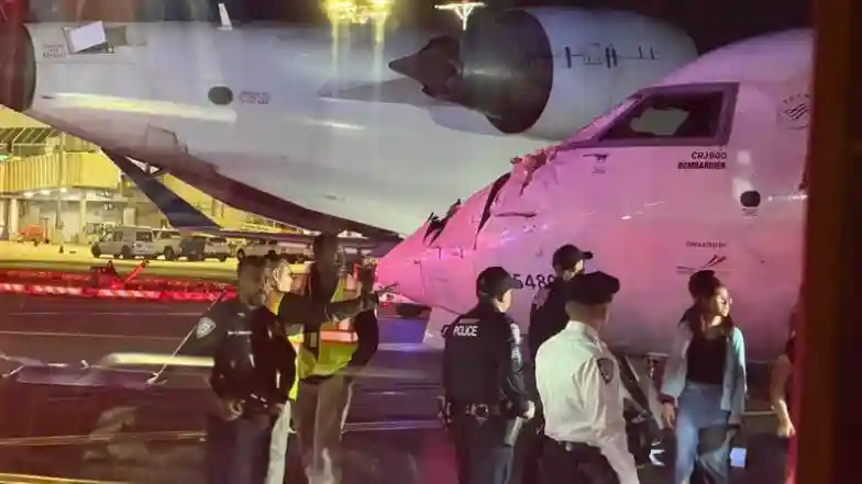 Delta Airlines Planes Collide on Runway at New York’s LaGuardia Airport, 1 Injured (Watch Video)