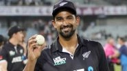 Ish Sodhi Surpasses Tim Southee To Become New Zealand's Most Capped T20I Player, Achieves Feat During NZ vs AUS 2nd T20I 2025
