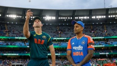 India and Australia Cricketers Pay Tribute To Late Ben Austin By Wearing Black Armbands And Observing a Minute’s Silence During IND vs AUS 2nd T20I 2025 (Watch Video)