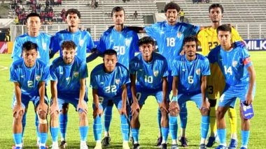 Suhail Ahmad Bhat Scores Brace As India U23 Men’s Football Team Clinches 2–1 Victory Against Hosts Indonesia in First Friendly Match (Watch Goal Video Highlights)