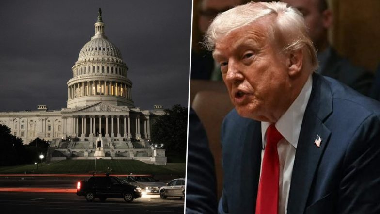 US Government Shutdown 2025: Large Portions of Govt Officially Shut Down As Donald Trump and Congress Fail to Agree on Spending Bill, Employees on Furlough