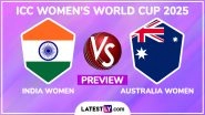 When is IND-W vs AUS-W ICC Women&rsquo;s World 2025 Match? What is the H2H Record? Who Are the Key Players? Read India Women vs Australia Women Match Preview