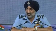 India Destroyed 4-5 Pakistani Fighter Jets, Most Likely F-16s, Damaged Radars, Runways and Missile System During Operation Sindoor: IAF Chief Air Marshal AP Singh (Video)