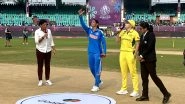 IND-W vs AUS-W ICC Women's World Cup 2025 Toss Report and Playing XI: Australia Captain Alyssa Healy Elects To Field First, Sophie Molineux Replaces Georgia Wareham For Aussies As India Women Unchanged