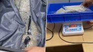 Delhi: Customs Intercept Passenger Arriving From Bangkok, Recover 2.54 Kg of Hydroponic Weed Hidden in Suitcase at IGI Airport (Watch Video)
