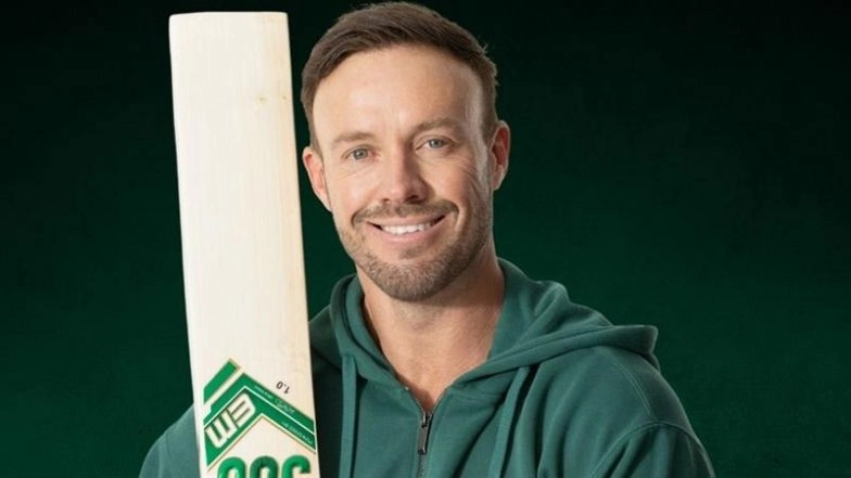 AB de Villiers Launches His New Bat Brand '360 Bats'; Confirms Launch Across South Africa and India