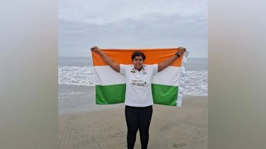 World News | Jiya Rai Becomes First Female with Autism to Swim Across Catalina Channel in US