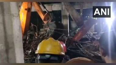 India News | Maharashtra: One Killed, Five Injured at Kolhapur Building Slab Collapse