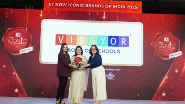 Business News | VIBGYOR Group of Schools Recognised as ET NOW Iconic Brands of 2025