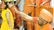 India News | CM Yogi Performs Kanya Pujan, Worships Matru Shakti at Gorakhnath Temple