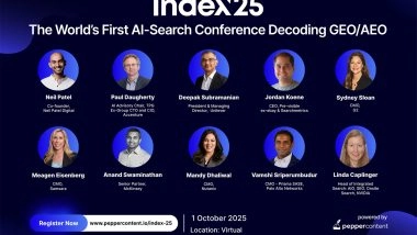 Business News | Pepper Content Unveils Index'25: The World's First AI-Search Conference
