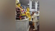 India News | Former President Ram Nath Kovind Visits Deekshabhoomi; Pays Tributes to Lord Buddha, BR Ambedkar