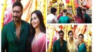 Entertainment News | Ajay Devgn Joins Kajol, Daughter Nysa for Durga Puja Celebrations