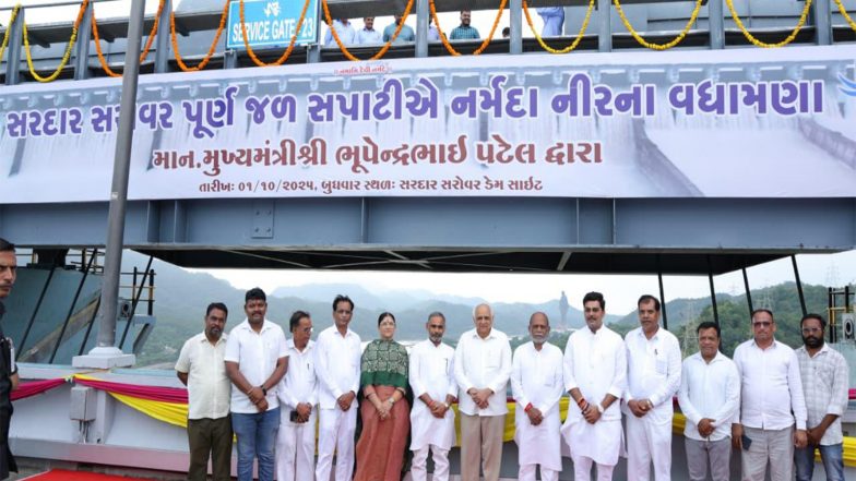 India News | Sardar Patel's 150th Birth Anniversary: Gujarat CM Reviews Arrangements for National Unity Day