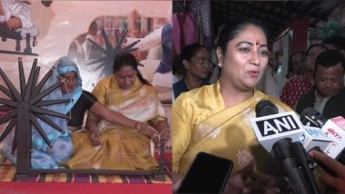 India News | Delhi CM Rekha Gupta Inaugurates Khadi Exhibition Ahead of Gandhi Jayanti