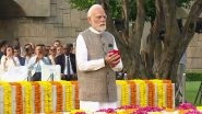 India News | Gandhi Jayanti: PM Modi Pays Floral Tribute to Mahatma Gandhi at Raj Ghat