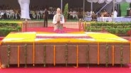 India News | PM Modi Pays Tribute to Lal Bahadur Shastri at Delhi's Vijay Ghat on His Birth Anniversary