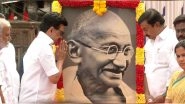 India News | Tamil Nadu CM Stalin Pays Tribute to Mahatma Gandhi on His 156th Birth Anniversary