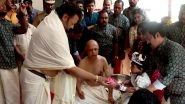 India News | Kerala: Union Minister Suresh Gopi Participates in 'Vidyarambham' Celebrations