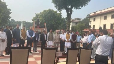 India News | Justice Surya Kant Pays Tribute to Mahatma Gandhi and Lal Bahadur Shastri on Their Birth Anniversaries