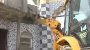 India News | Uttar Pradesh: Demolition Drive Carried out on Marriage Palace in Sambhal