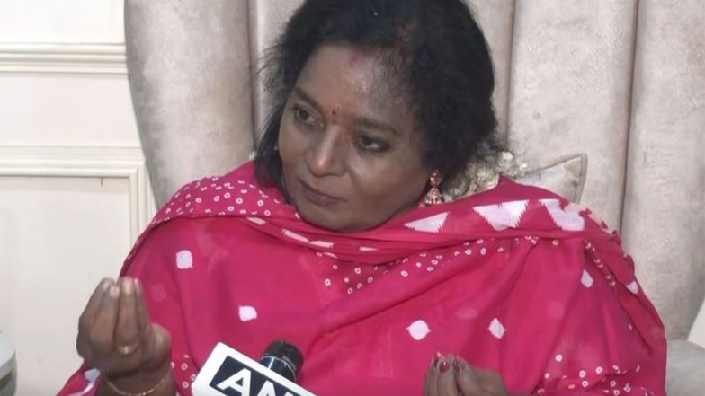 India News | BJP Leader Tamilisai Soundararajan Condemns the Arrest of RSS Workers by Chennai Police for Conducting Shakha